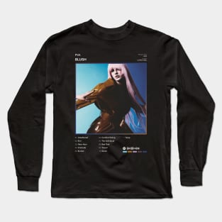 PVA - BLUSH Tracklist Album Long Sleeve T-Shirt